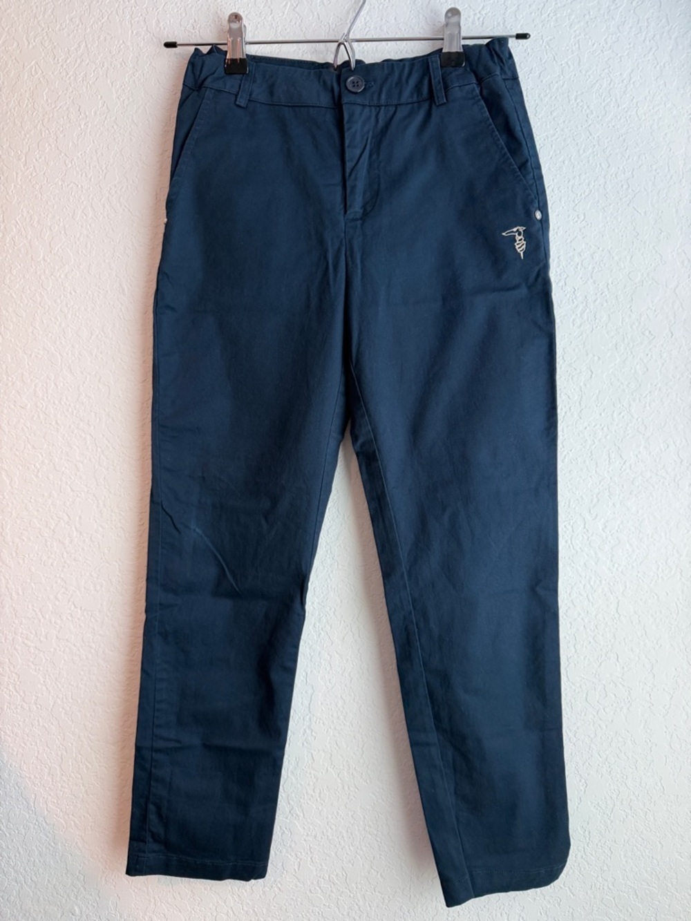 Trussardi Navy Cotton Kids Casual Chino Pants